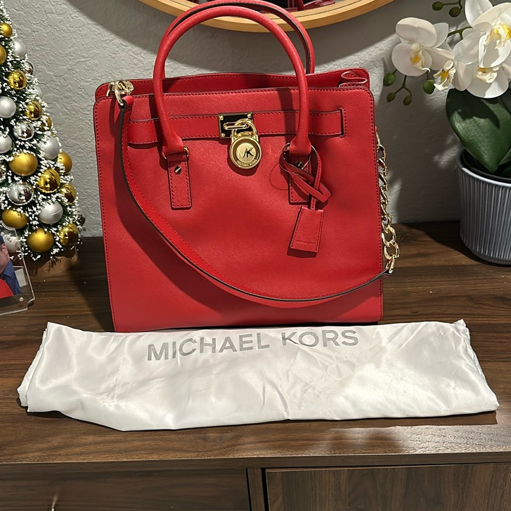 NWT Michael Kors Hamilton Satchel Bag